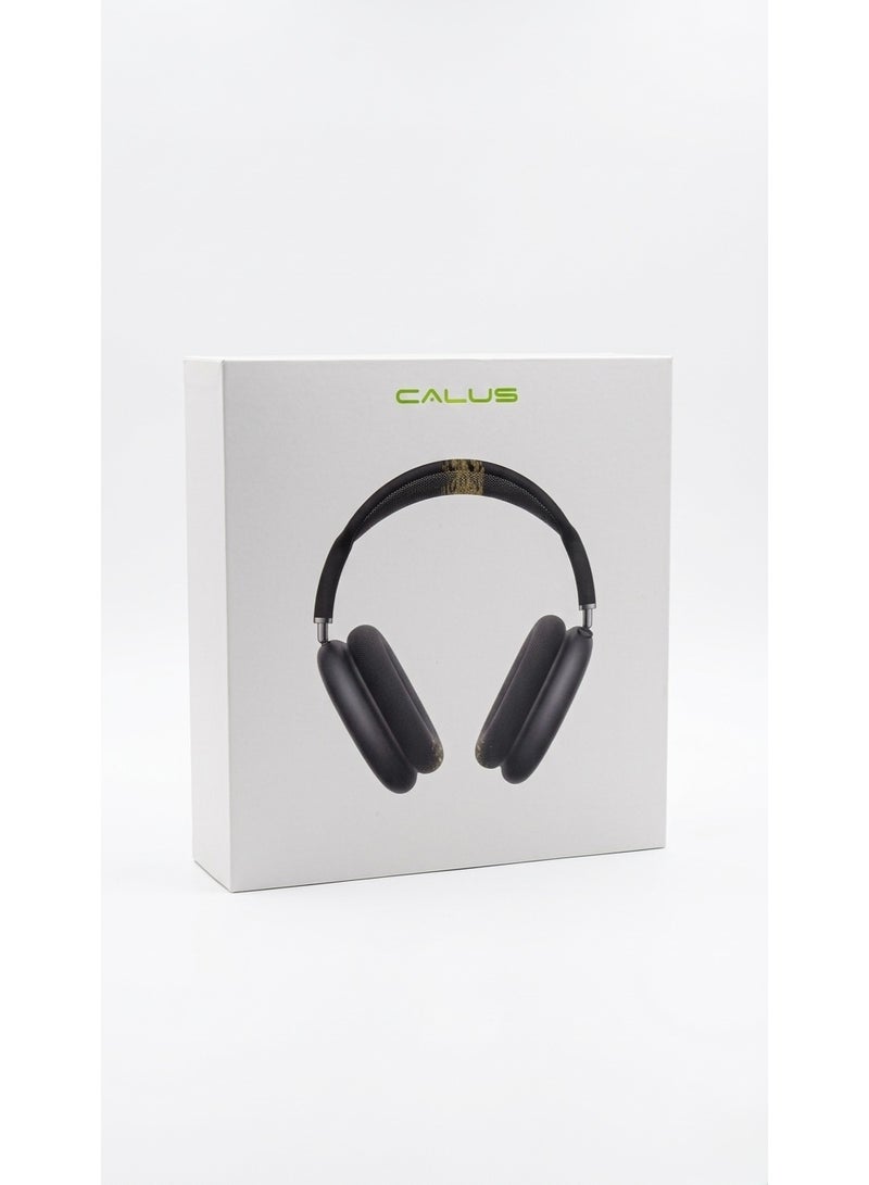 كالوس CALUS AirpodsMax Wireless Over-Ear Headphones - Bluetooth 5.4, Spatial Audio, 80H Playtime, TF Card Support - Deep Bass & Lossless Audio - Image 3