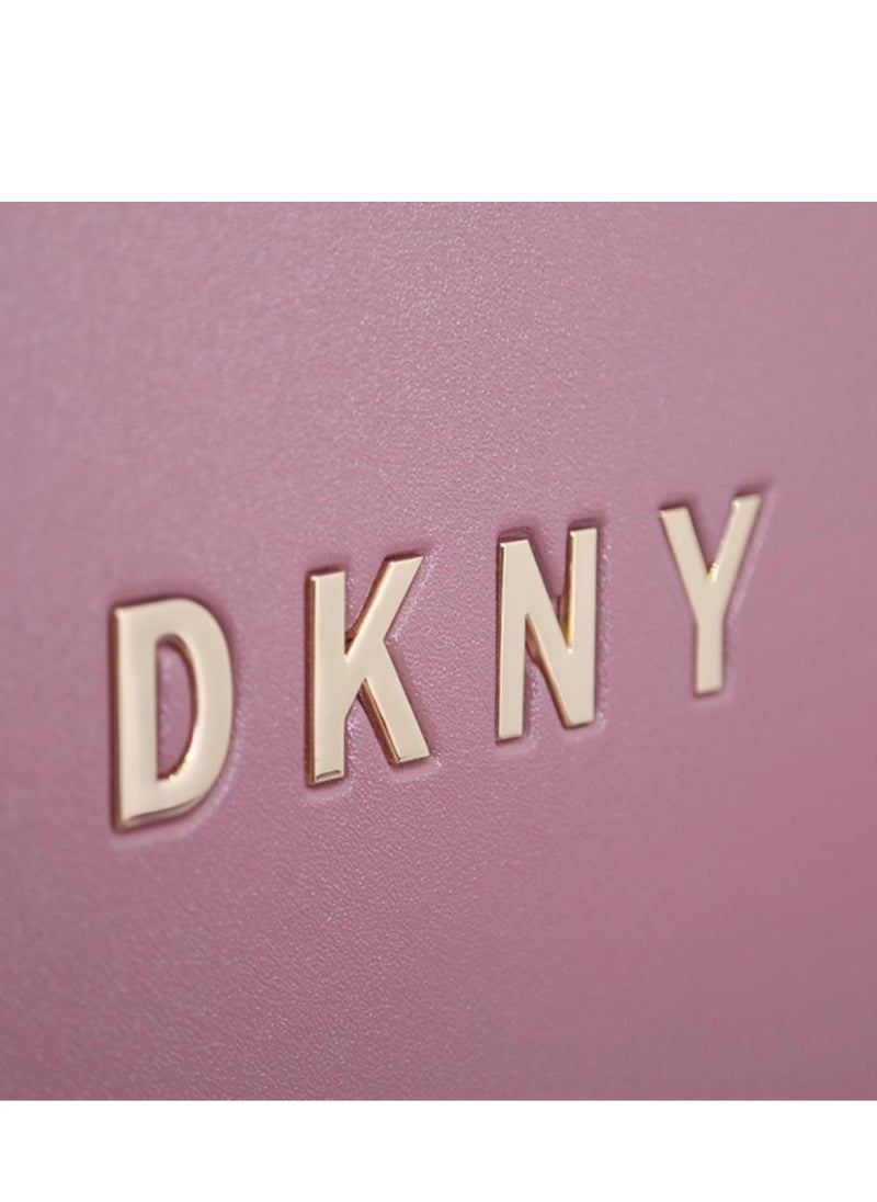 Dkny Allure Hardside Luggage on Wheels for Unisex | Ultra Lightweight ABS on with Spinner Wheels 4 Color Dark Rose