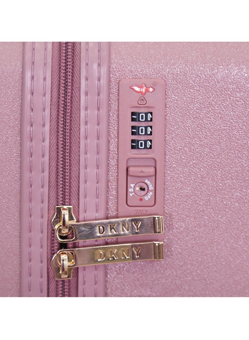 DKNY Dkny Allure Hardside Luggage on Wheels for Unisex | Ultra Lightweight ABS on with Spinner Wheels 4 Color Dark Rose  - Image 4