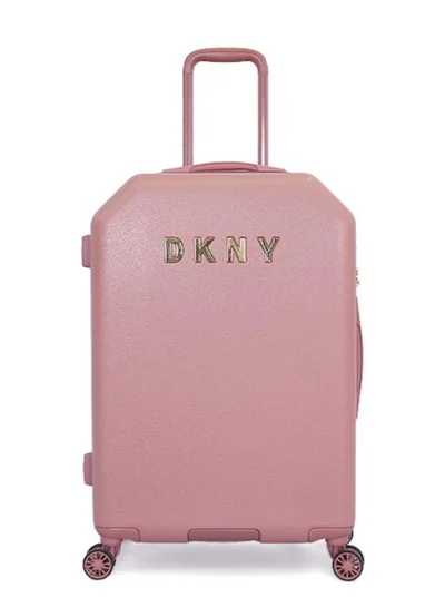 DKNY Dkny Allure Hardside Luggage on Wheels for Unisex | Ultra Lightweight ABS on with Spinner Wheels 4 Color Dark Rose