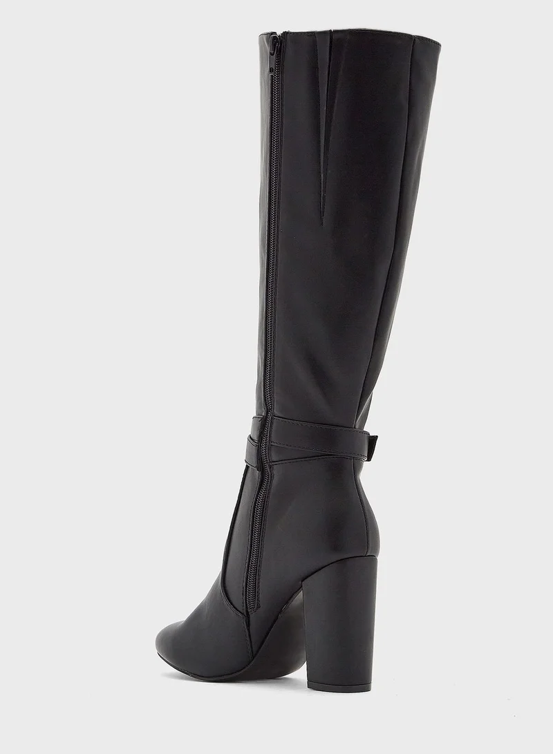 NEW LOOK Casual Mid Heel Ankle Boots