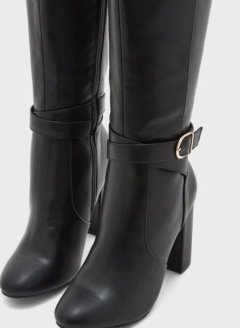 NEW LOOK Casual Mid Heel Ankle Boots