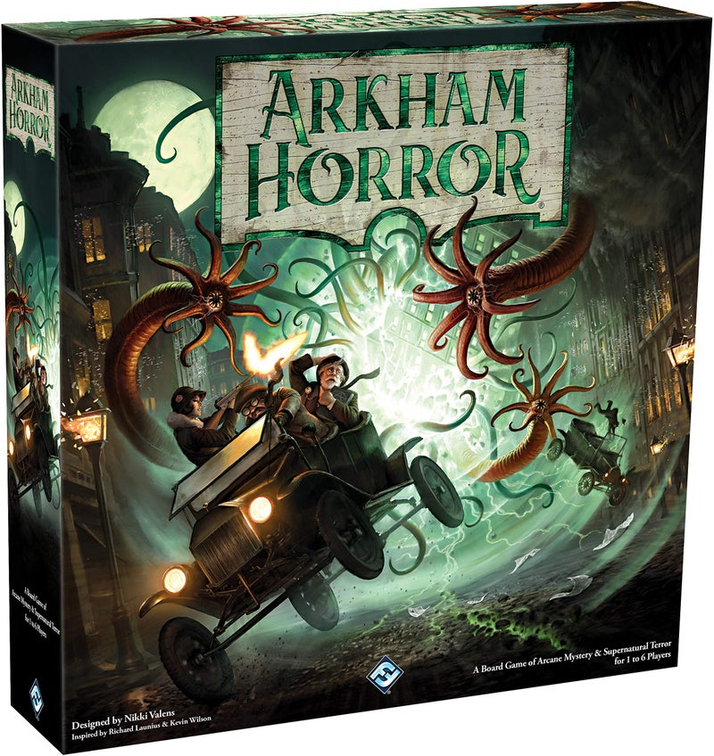 Fantasy Flight Games Arkham Horror 3rd Edition Mystery Strategy Game Cooperative Board Game for Adults and Family Ages 14 16 Players Average Playtime 23 Hours Made by Fantasy Flight Games