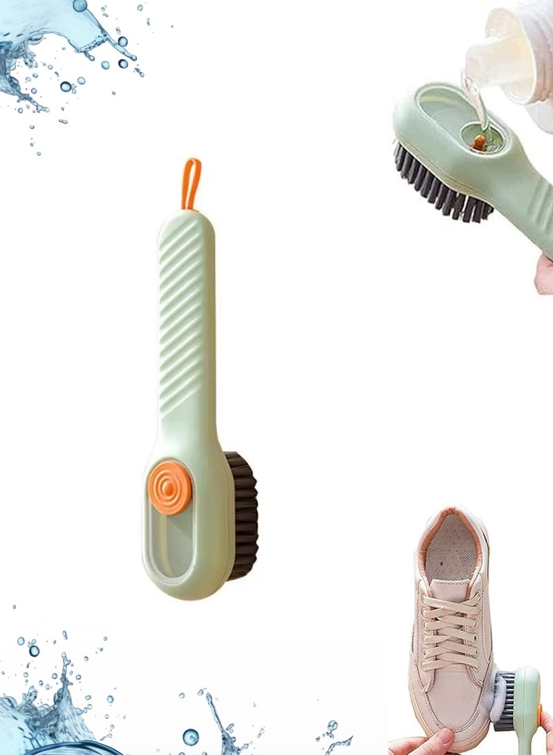 توزيع السائل تلقائيًا: تتيح هذه الميزة للفرشاة إطلاق سائل التنظيف أثناء استخدامها، مما يوفر الوقت والجهد مقارنة بوضع المنظف يدويًا. - Image 4