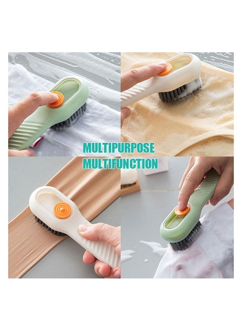 توزيع السائل تلقائيًا: تتيح هذه الميزة للفرشاة إطلاق سائل التنظيف أثناء استخدامها، مما يوفر الوقت والجهد مقارنة بوضع المنظف يدويًا. - Image 5