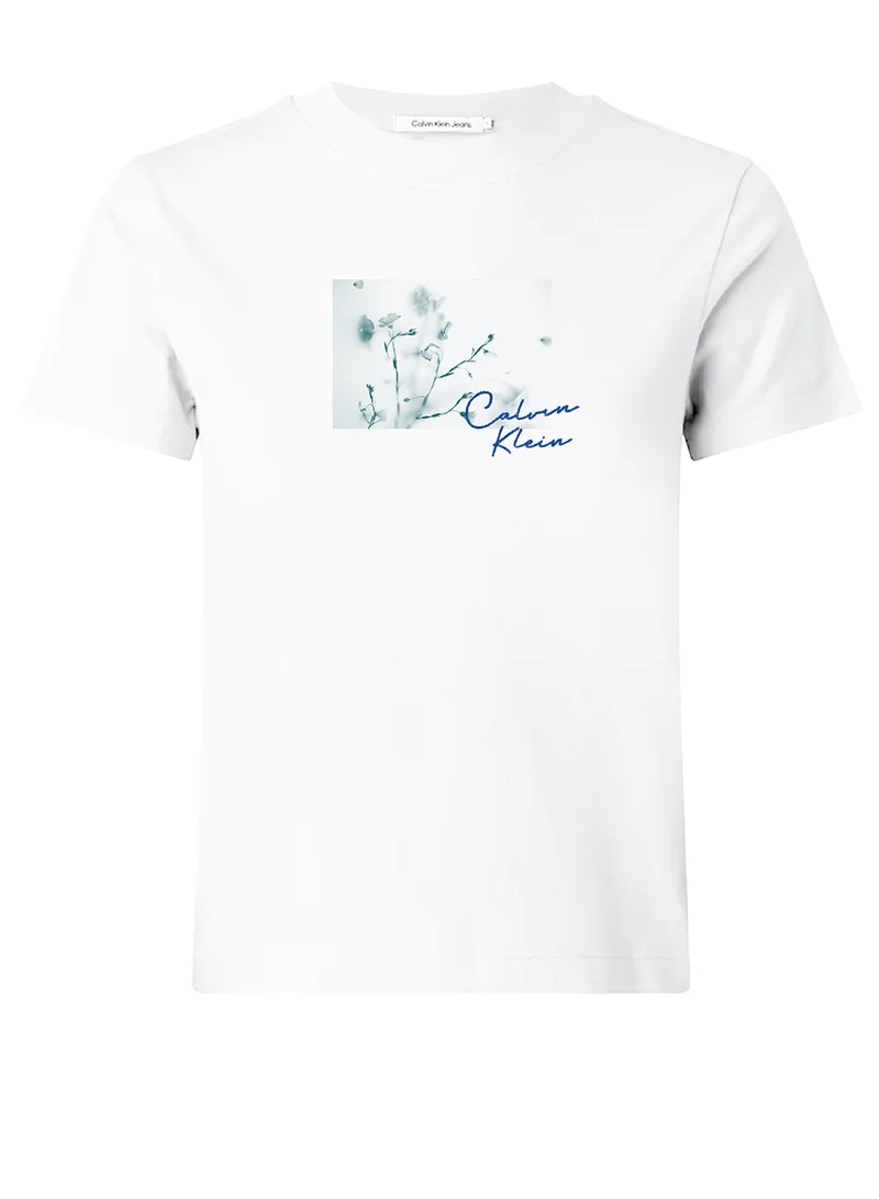 كالفن كلاين جينز Graphic Crew Neck T-shirt