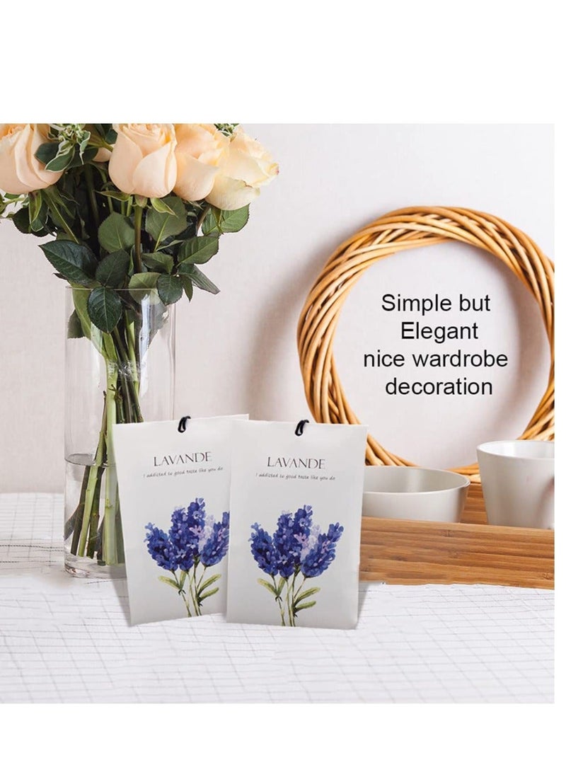 Lavender Sachet 1Box 12Pcs Lavender Dried Flower Bag Scent Sachet Drawer Freshener Lavender Closet Air Freshener Scented Drawer Deodorizer Freshener for Drawers Closet Home Car Fragrance Product - Image 5
