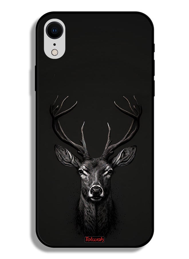 Tolwak - Apple iPhone XR Protective Case Deer Digital Art - Image 1