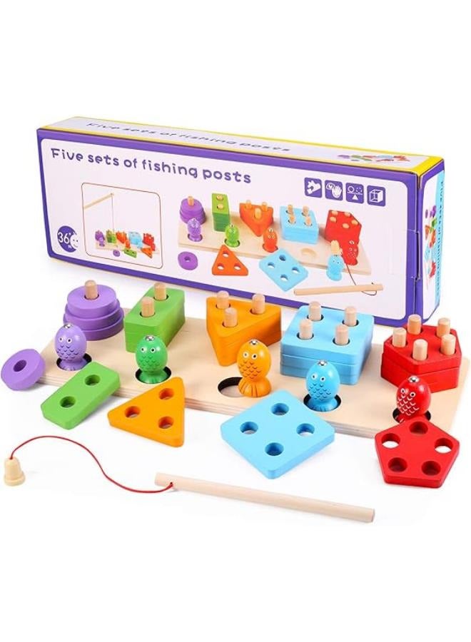 ترتيب أشكال هندسية مع صياد سمك - Image 1