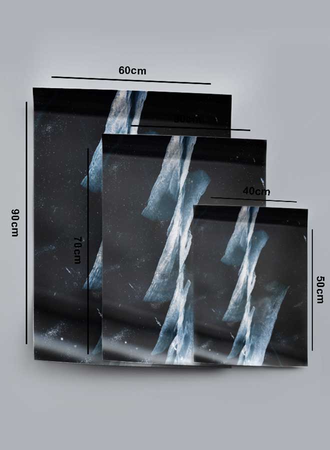 LOWHA Poster Painting Art With Four Separate Pieces Of Double-Sided Stickers Abstract Iceberg Image For Home Bedroom Living Room And Office Decor - Image 4