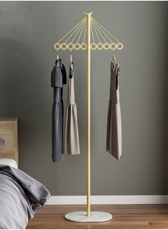 Generic Metal Coat Rack in Free Standing Coat Racks Stand with Marble Base, Stable Standing Clothes  Rack with Hooks Premium Hat Hanger  - Image 1