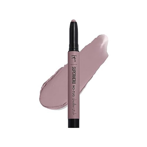 IT Cosmetics Superhero No-Tug Waterproof Eyeshadow Stick, Mighty Mauve - Longwear, Blendable Cream Eyeshadow with Built-In Primer - Suitable for Sensitive Eyes - 0.05 oz - Image 1