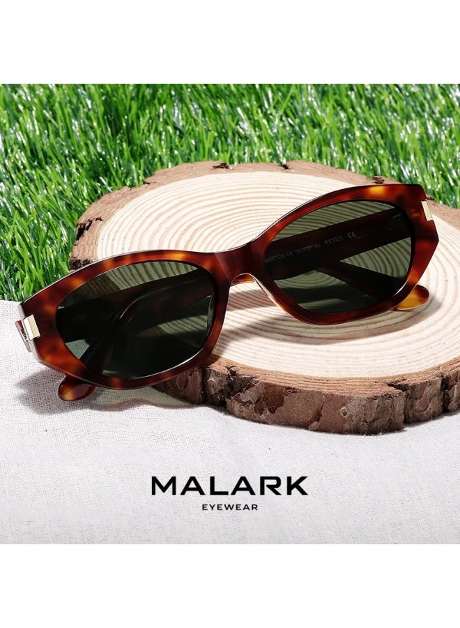 Molake New Cat-eye Sungl For Women, High-end Retro Narrow Frame Uv Protection Polarized Sungl For Me