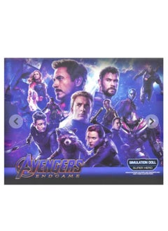 MARAH TOYS 8-Piece Avengers Movie Series Action Figure Set Hulk Captain America Thanos Iron Man Spider-Man Action Figures Boys Toys  - Image 4