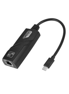 Generic Type C To Ethernet Adapter Black  - Image 2