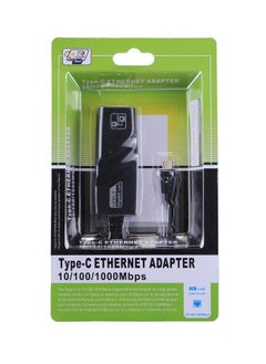 Generic Type C To Ethernet Adapter Black  - Image 3