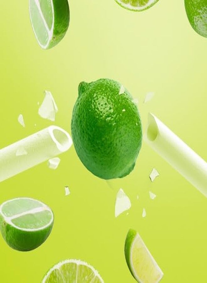 Sorbos Edible Straws, Lime Flavored, Sustainable, Individually Packaged, No Plastic, No Allergens, No Gluten, No PFAS, 100 Percent Biodegradable, 7.4 inches long (Pack of 200) - Image 2