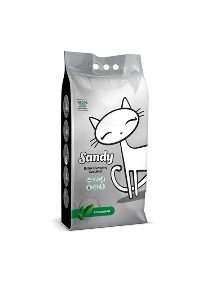 Sandy Extra Clumping Cat Litter Unscented 5 L