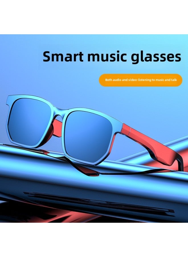 Direct Supply Explosions Touch Audio 5.0 Bluetooth Glasses Call Listen To Music Smart Bluetooth Glasses-Color:White - Image 5