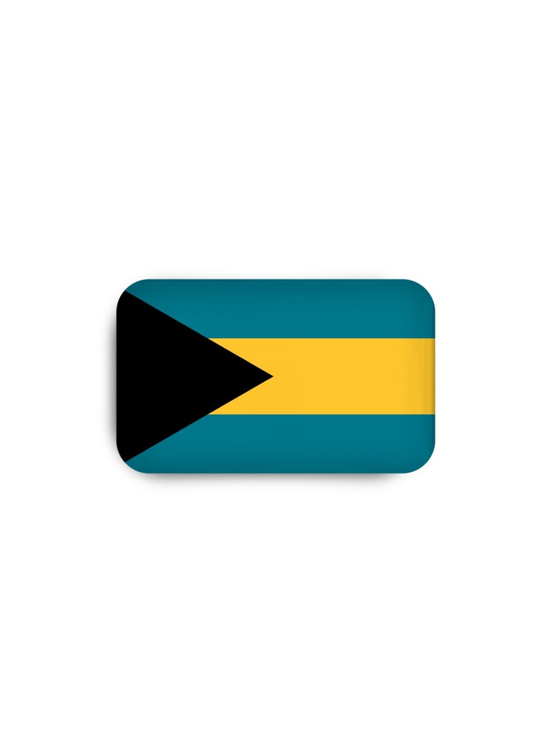 971MEDIA Bahamas Flag Magnetic Badge - Image 2