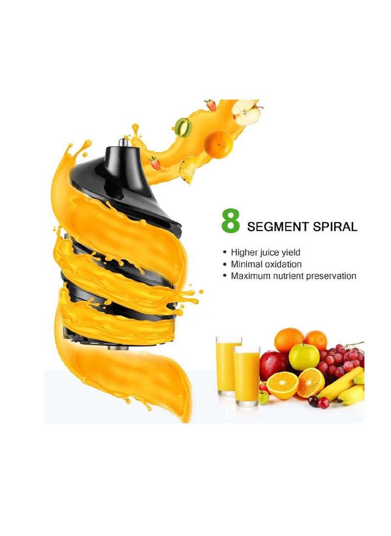 Generic - Slow Masticating Juicer, Cold Press Juicer Machine, Easy to Clean, Higher Yield, Drier Pulp, Quiet Motor - Image 1
