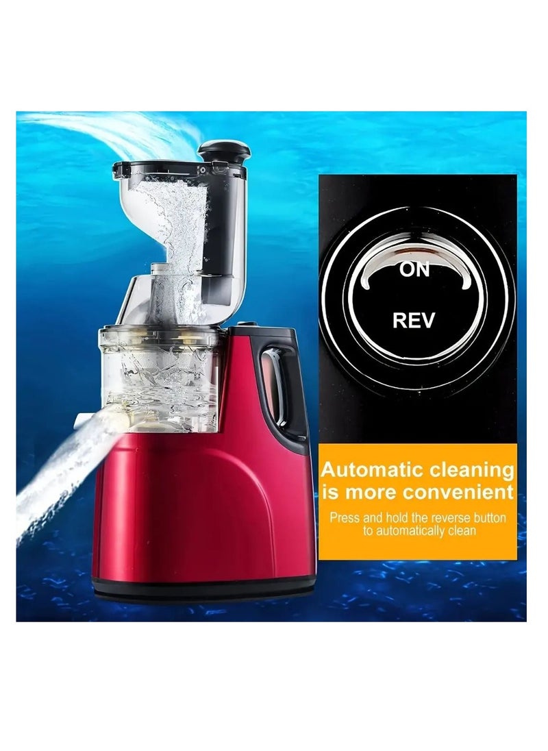 Generic - Slow Masticating Juicer, Cold Press Juicer Machine, Easy to Clean, Higher Yield, Drier Pulp, Quiet Motor - Image 1
