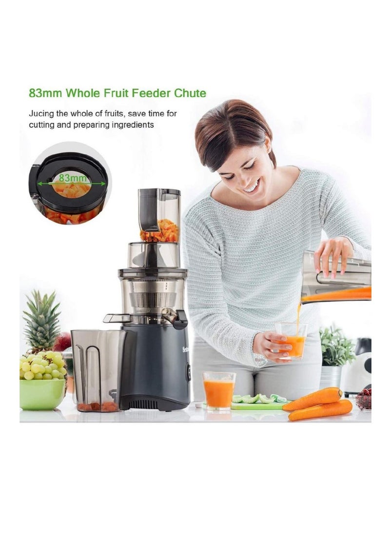 Generic - Slow Masticating Juicer, Cold Press Juicer Machine, Easy to Clean, Higher Yield, Drier Pulp, Quiet Motor - Image 1