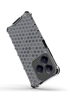 Generic For Realme C63 Shockproof HoneyComb Back Cover , Defender Corners and Semi Transparent Back Compatible With Realme C63 (6.75'') (Semi-Transparent)  - Image 5