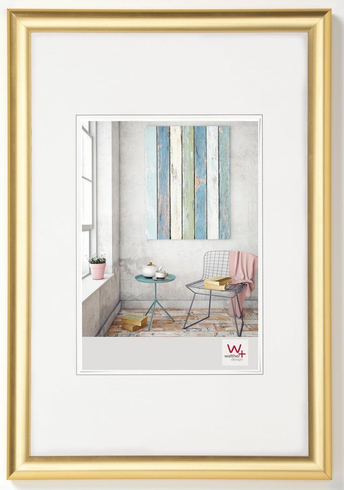 PICTURE FRAME GOLD 18 X 24 CM TRENDSTYLE PLASTIC FRAME KP824G