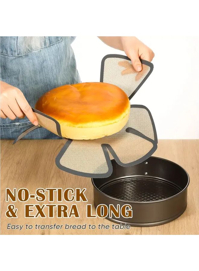 Black Silicone Baking Mat Non Stick Reusable For Bread Dough Fits 9 5x5 Inch Mold - Image 4