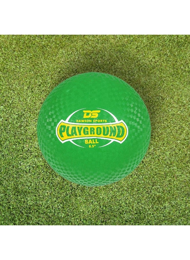 DAWSON SPORTS كرة دودجبول مطاطية من داوسون للرياضة (22 سم، أخضر) - Image 3