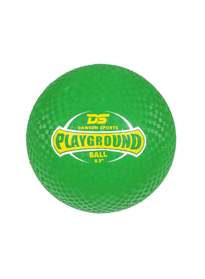 DAWSON SPORTS كرة دودجبول مطاطية من داوسون للرياضة (22 سم، أخضر) - Image 1