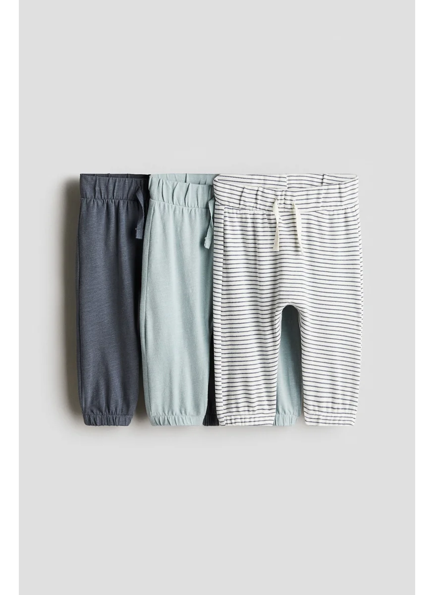 H&M 3-Pack Cotton Trousers