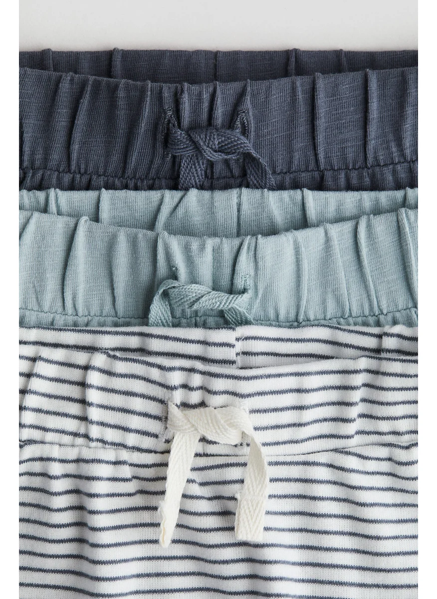 H&M 3-Pack Cotton Trousers
