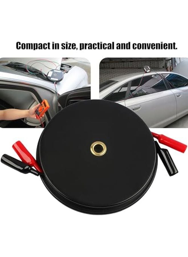 Retractable Insulated Alligator Clip Test Leads 300cm Safe Electrical Troubleshooting - Image 3