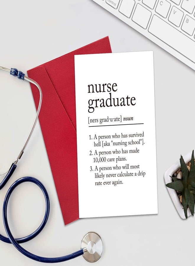 Ogeby Nurse Graduate Definition Card Gifts, Funny RN Graduation Greeting Card, Nursing Graduation Gifts for Women - Image 4