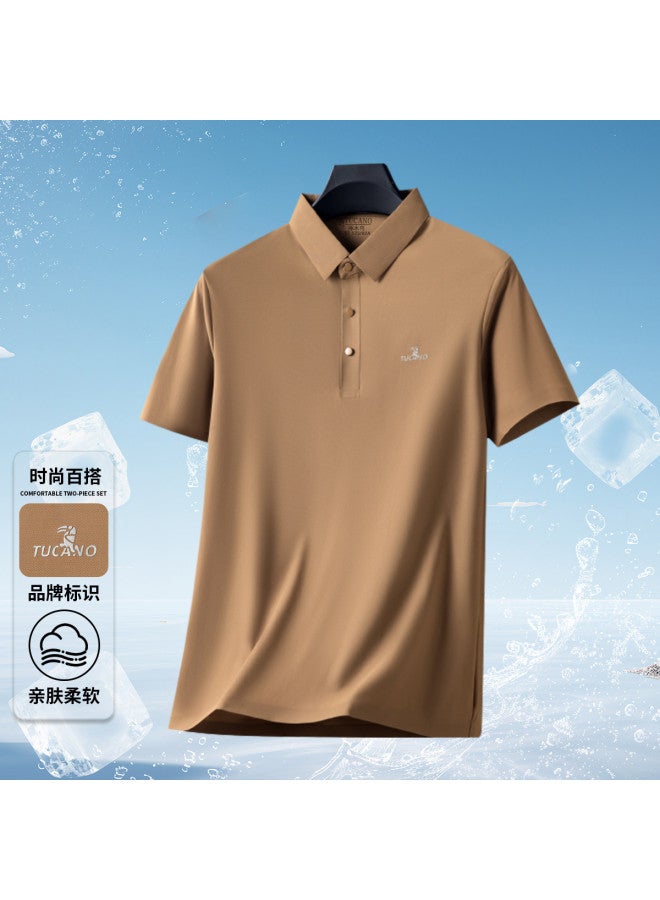 Tucano men's Summer Casual Short-sleeve Polo Shirt - Breathable, Loose Fit, Versatile & Comfortable - Image 2