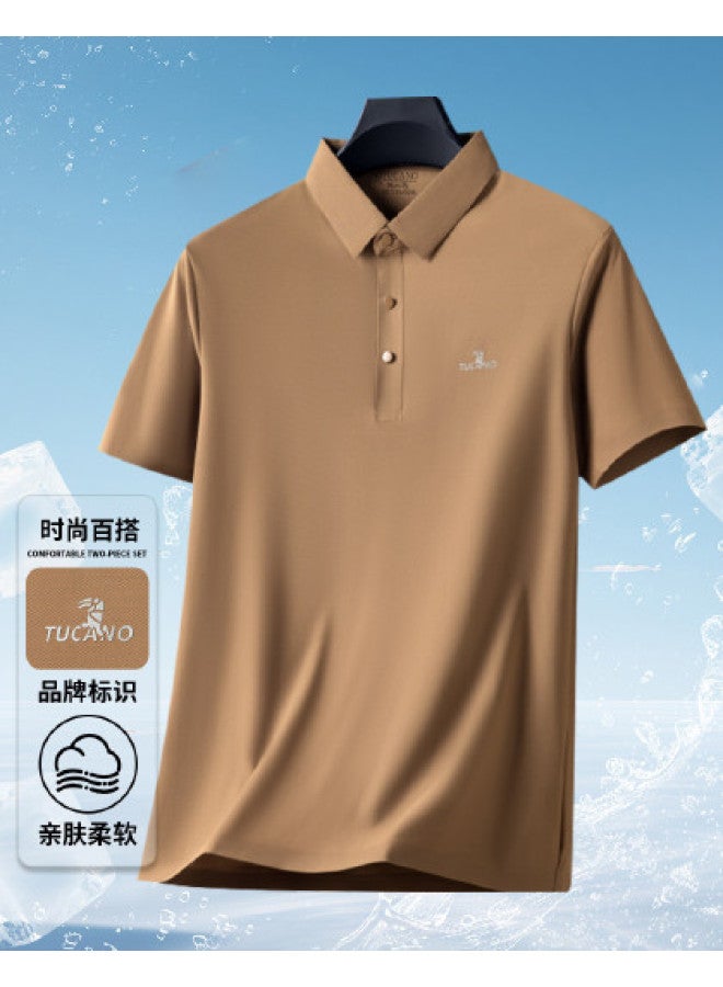 Tucano men's Summer Casual Short-sleeve Polo Shirt - Breathable, Loose Fit, Versatile & Comfortable - Image 1