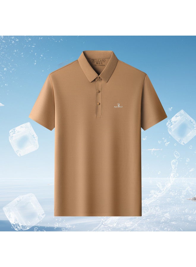 Tucano men's Summer Casual Short-sleeve Polo Shirt - Breathable, Loose Fit, Versatile & Comfortable - Image 3