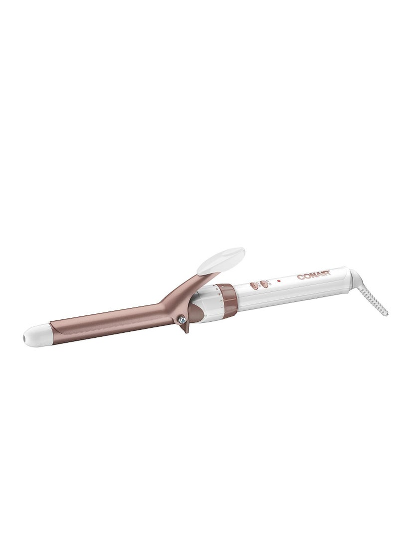 CONAIR مكواة تجعيد كونير مزدوجة من السيراميك مقاس 3/4 بوصة، وأسطوانة مقاس ¾ بوصة تنتج تجعيدات ضيقة - للاستخدام على الشعر القصير إلى المتوسط  - Image 1
