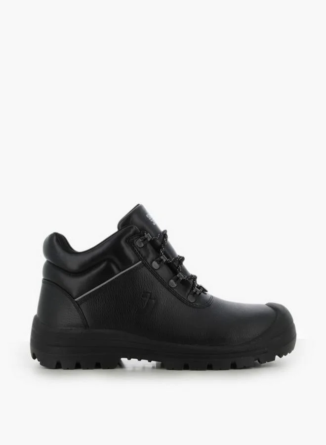 اس جي Men High Safety Leather Boots