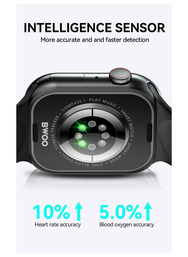 Bwoo Wa06 Smart Watch Silver - Image 5