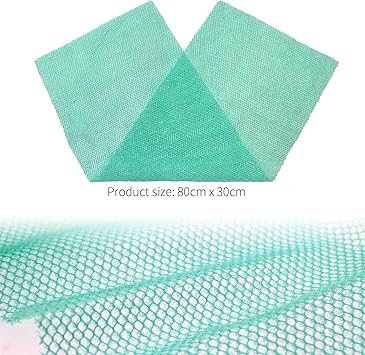 DBOO African Net Long Bath Net Sponge Exfoliating Shower Body Scrubber Back Scrubber Skin Smoother for Daily Use or Stocking StufferGreen - Image 2