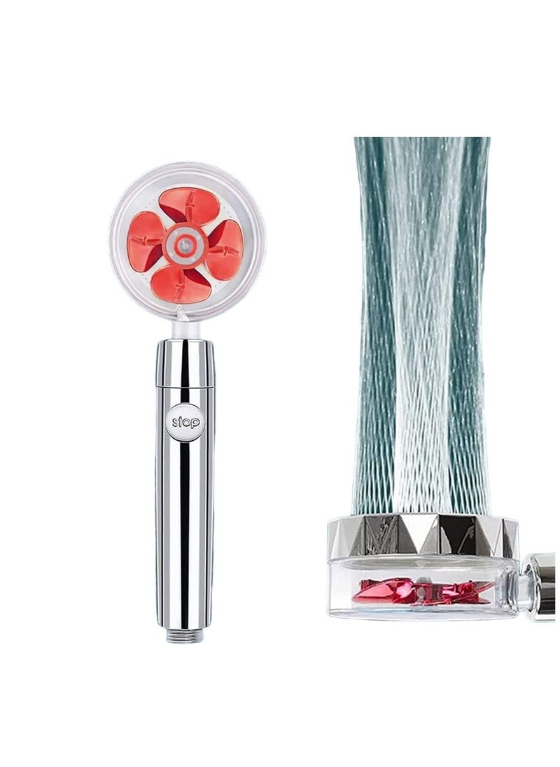 Generic High Pressure Fan Shower Head Random Colour  - Image 1