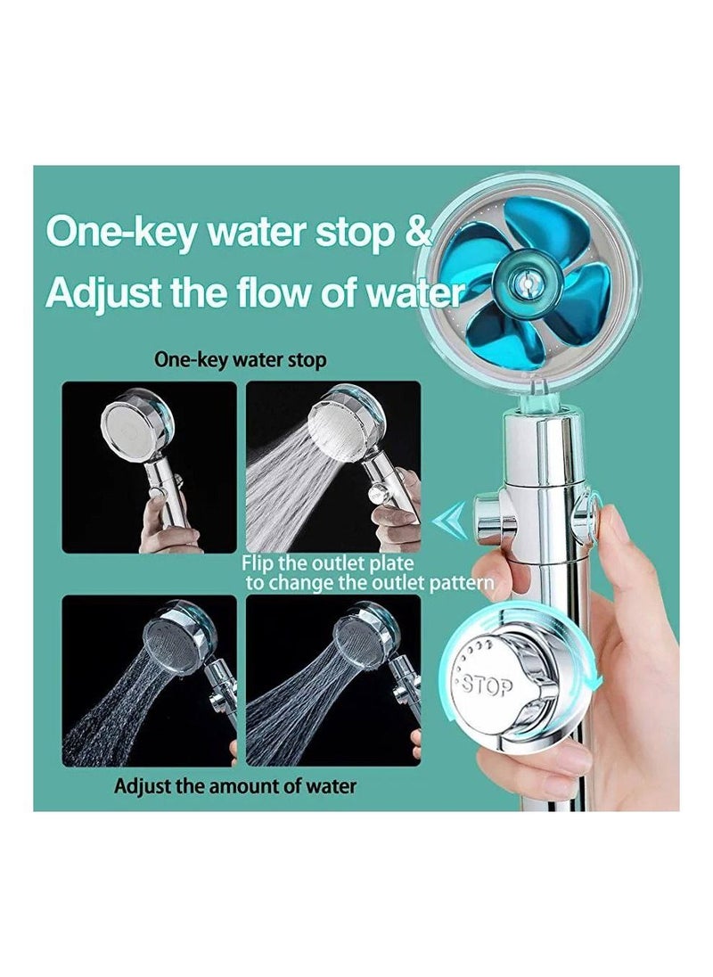 Generic High Pressure Fan Shower Head Random Colour  - Image 4