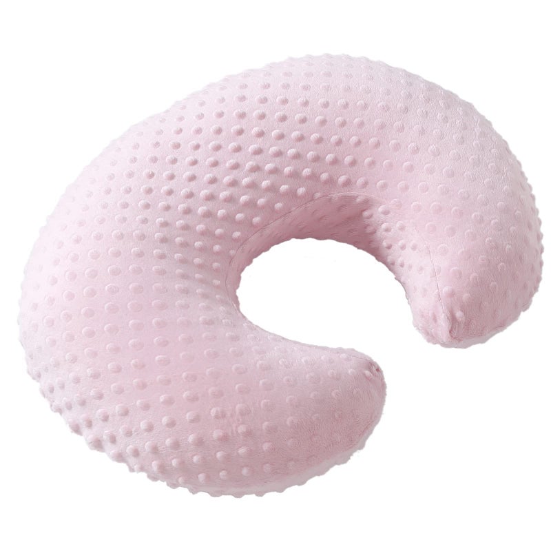 DONOMILO Nursing Pillow and Positioner Breastfeeding and Bottle Feeding, Propping Baby, Tummy Time, Sitting Support for Baby Boy Baby Girl, with Removable Dots Cover (Blushing Bride) - Image 2