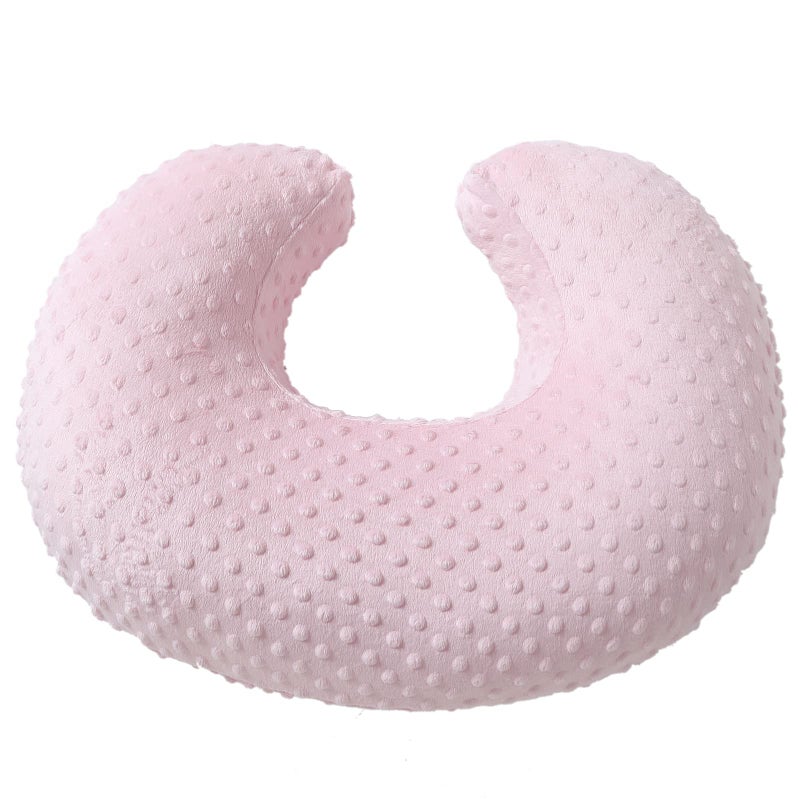 DONOMILO Nursing Pillow and Positioner Breastfeeding and Bottle Feeding, Propping Baby, Tummy Time, Sitting Support for Baby Boy Baby Girl, with Removable Dots Cover (Blushing Bride) - Image 4
