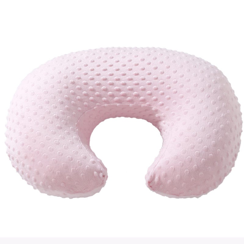 DONOMILO Nursing Pillow and Positioner Breastfeeding and Bottle Feeding, Propping Baby, Tummy Time, Sitting Support for Baby Boy Baby Girl, with Removable Dots Cover (Blushing Bride) - Image 3