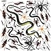 Chalyna 181 Pieces Fake Spiders Plastic Insects Realistic Spider Snake Cockroaches Chilopoda Scorpion Creepy Rubber Worm for Prank Trick Fool Day Halloween Christmas Decoration Party Favors 11 Type - Image 3