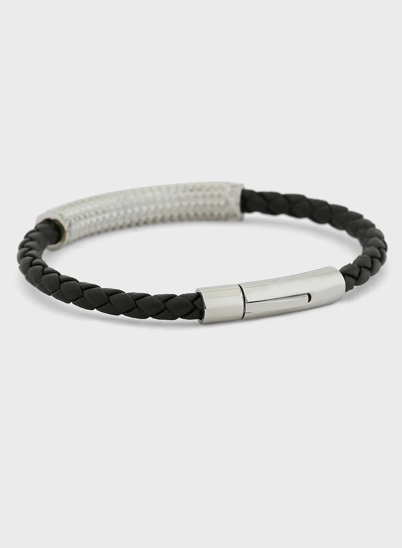 POLICE Hardware Braided Bracelet